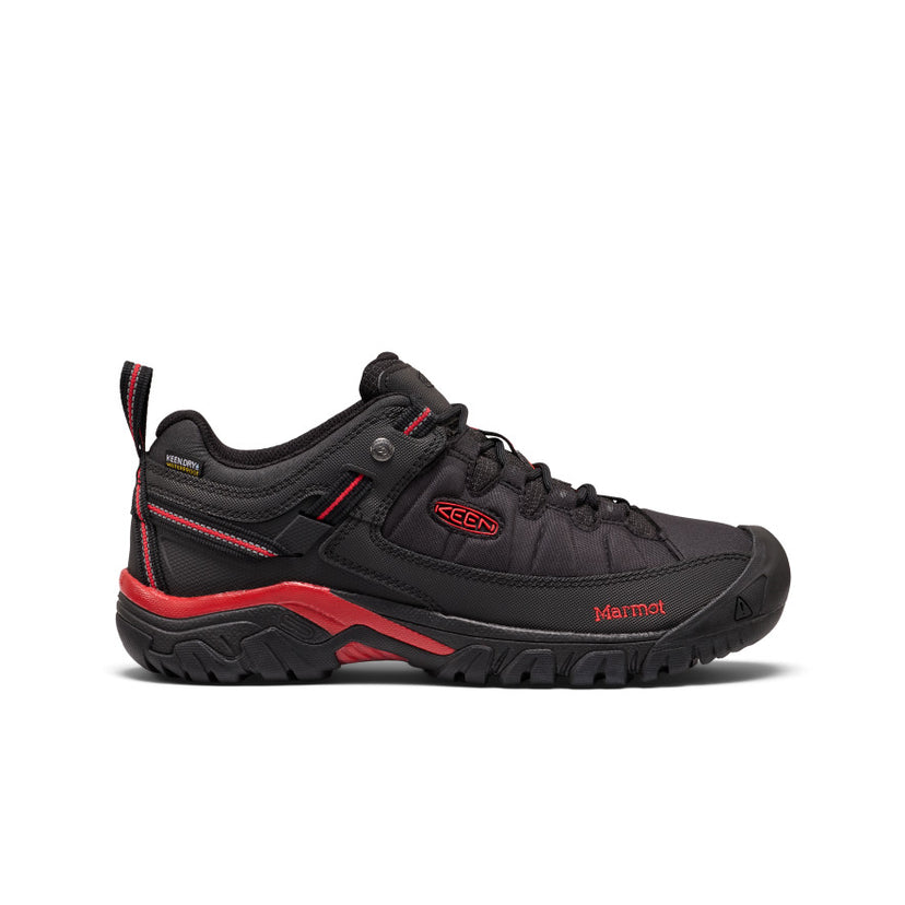 メンズ ターギー EXP ウォータープルーフ KEEN x Marmot  |  Black/Red