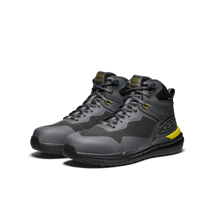 メンズ シンクロ ミッド ウォータープルーフ | Magnet/Black | KEEN