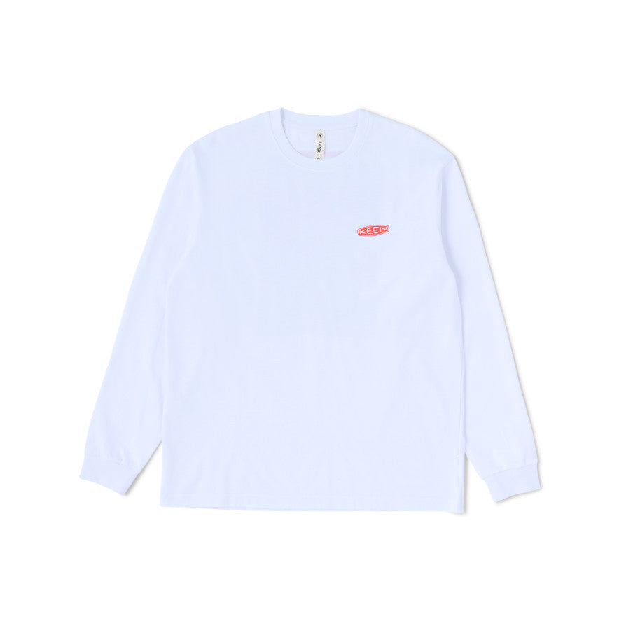 OC/RP バック プリント ロングスリーブ ティー | White | KEEN公式