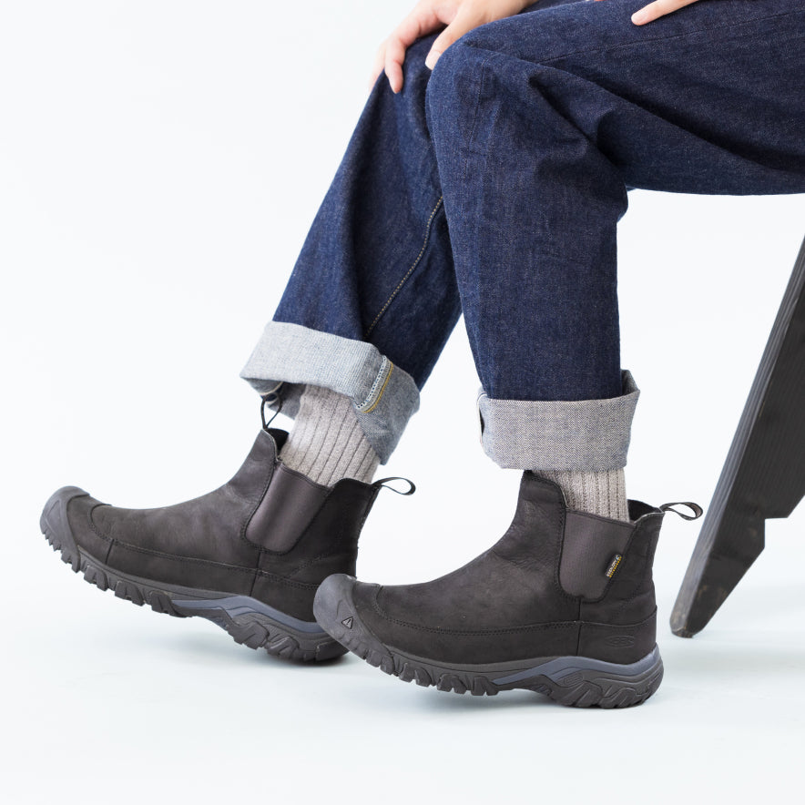 メンズ アンカレッジ ブーツ III 防水ウィンターブーツ | Black/Raven