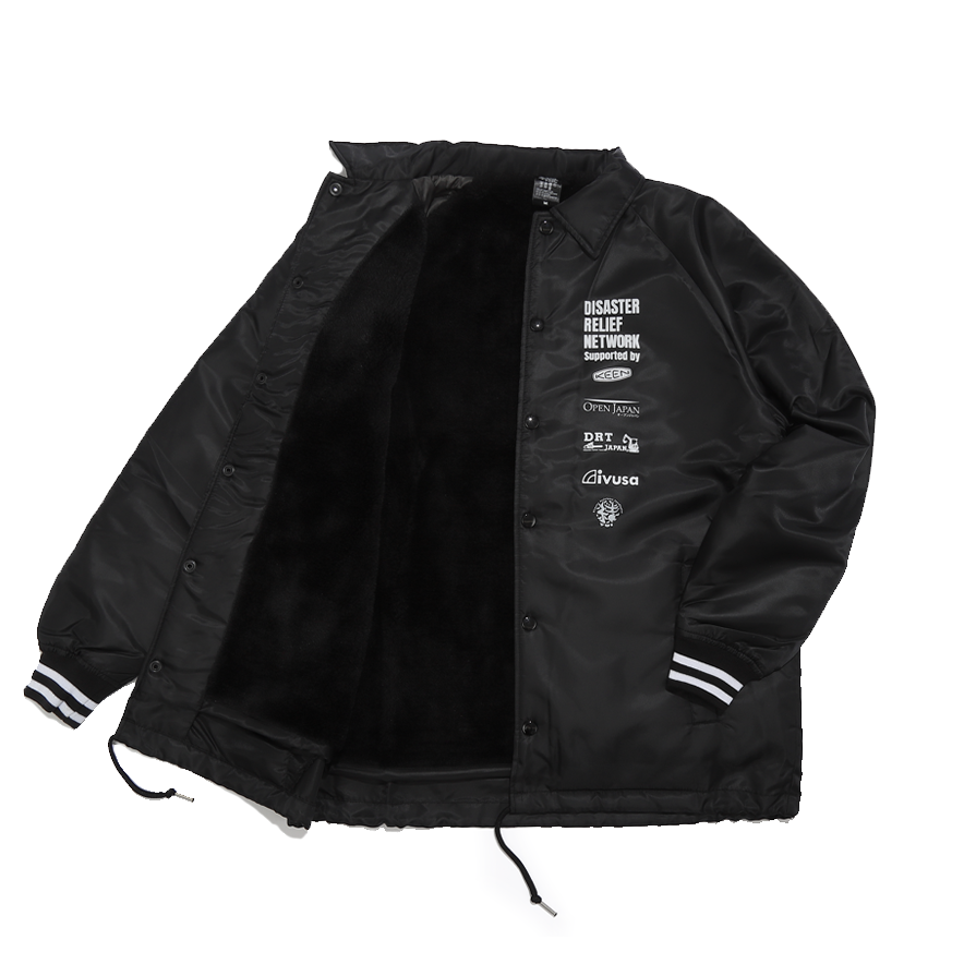 緊急災害支援 チャリティー コーチジャケット | Black | KEEN公式 緊急災害支援 チャリティー コーチジャケット | Black | KEEN公式