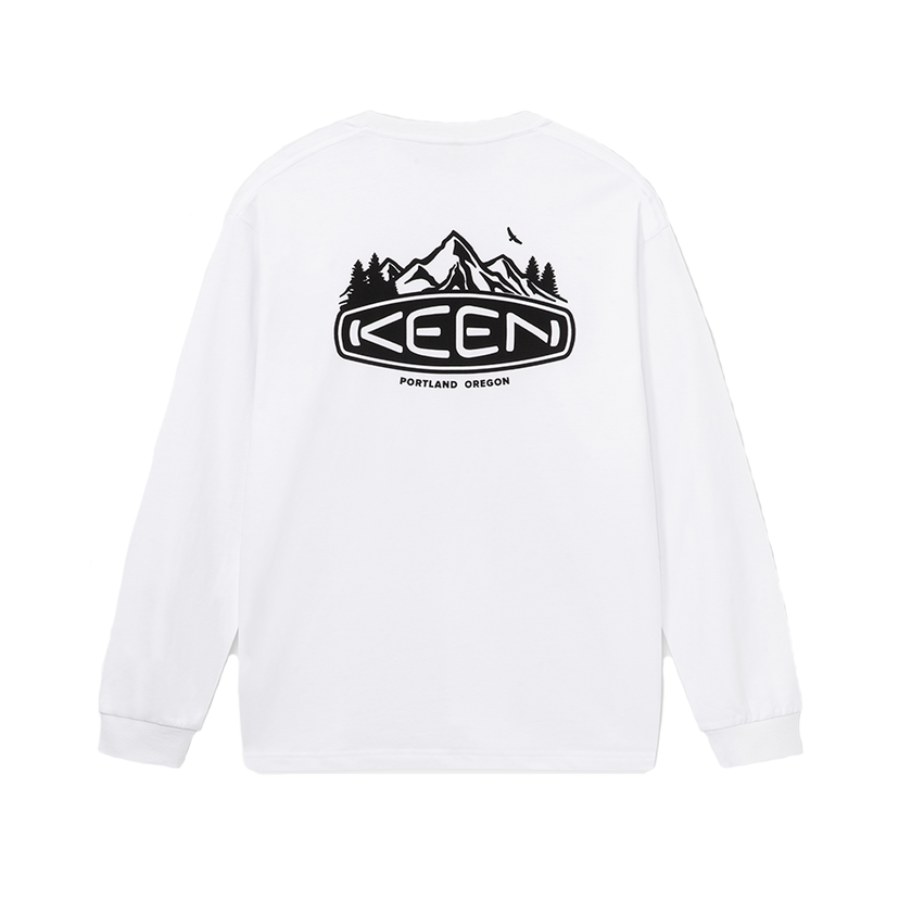 OC/RP ポケット ビッグ ロング スリーブティー フッド ティーシャツ  |  White/Black