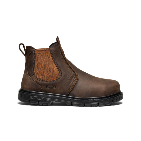 KEEN レディース　ブラウン ワークブーツ ウィメンズ ワークブーツ | サンノゼ シックス（ソフトトゥ