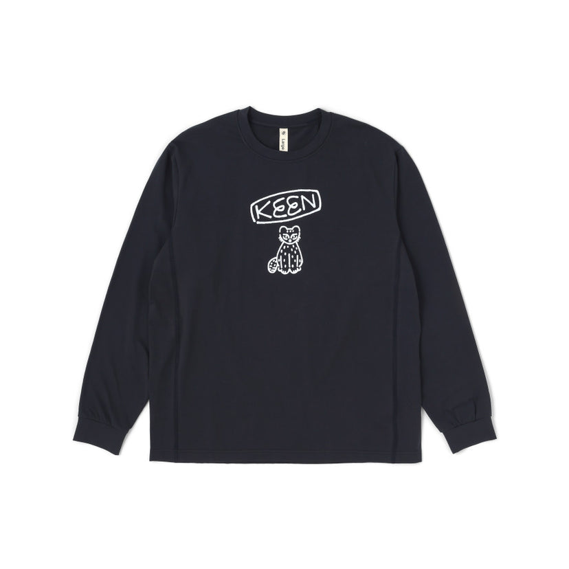 Us 4 ハーベスト ロゴ ロングスリーブティー  |  Black