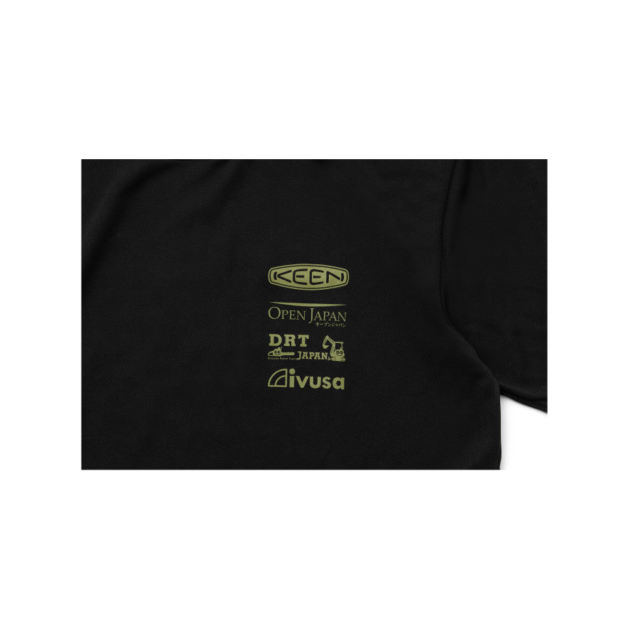 緊急災害支援チャリティードライティーシャツ | Black | KEEN公式