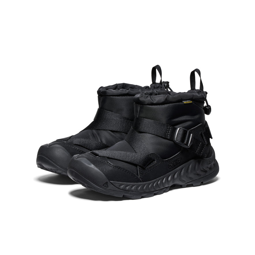 ソ*葉様 HYKE KEEN HOODZERRA NXIS WP ブーツ　27. ウィメンズ フッドゼラ ツー ウォータープルーフ | Black/Black | KEEN