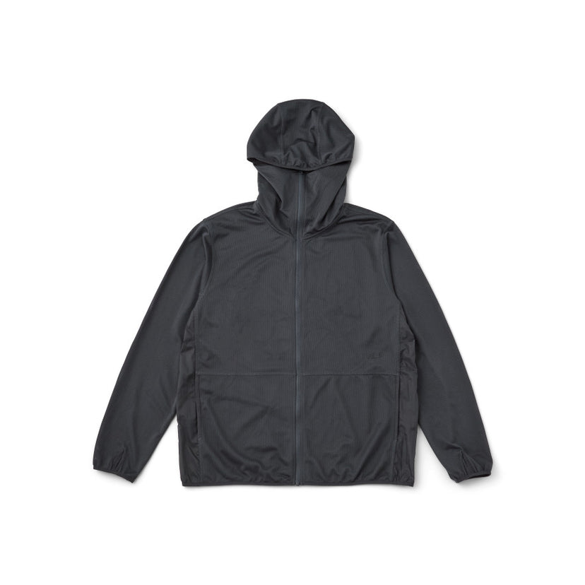 ナイスミント メッシュ フルジップ フーディー  |  Dark Grey