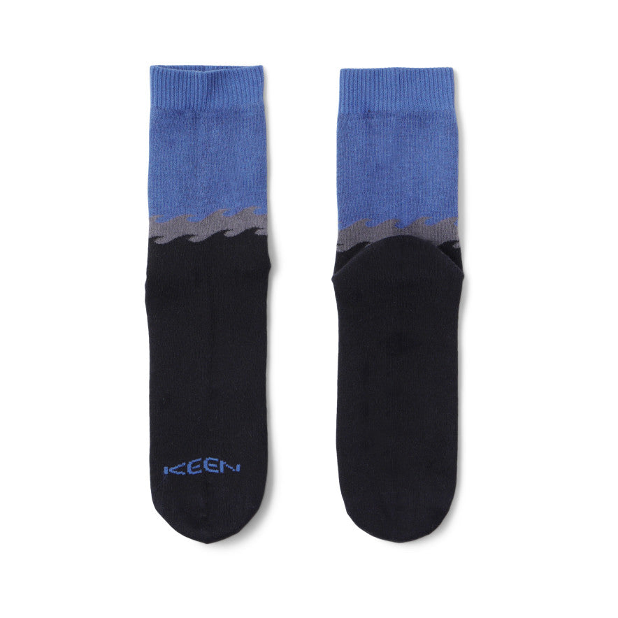 キーン ウォータープルーフ ソックス クルー | Vintage Indigo | KEEN