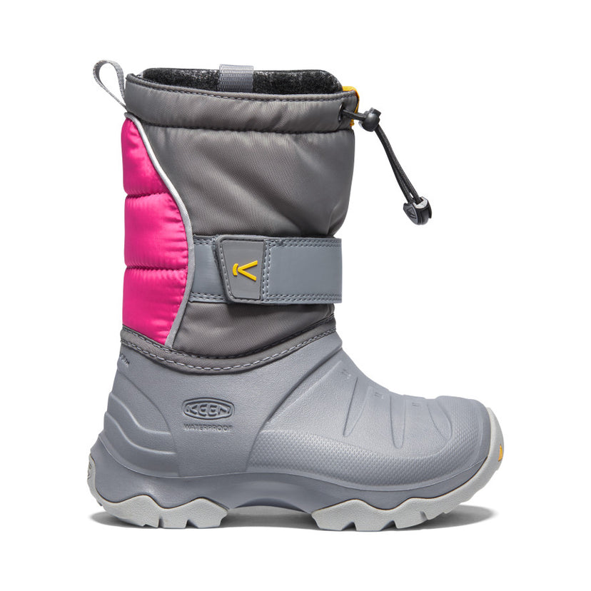 リトルキッズ  ルミ ブーツ ツー ウォータープルーフ | Steel Grey/Pink Peacock