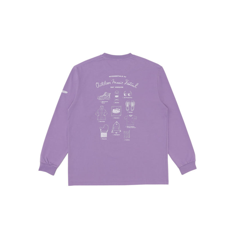 OC/RP テン エッセンシャルズ ロングスリーブ ティー  |  Purple Haze