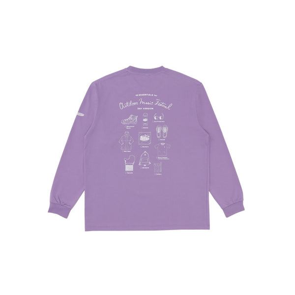 OC/RP テン エッセンシャルズ ロングスリーブ ティー | Purple Haze