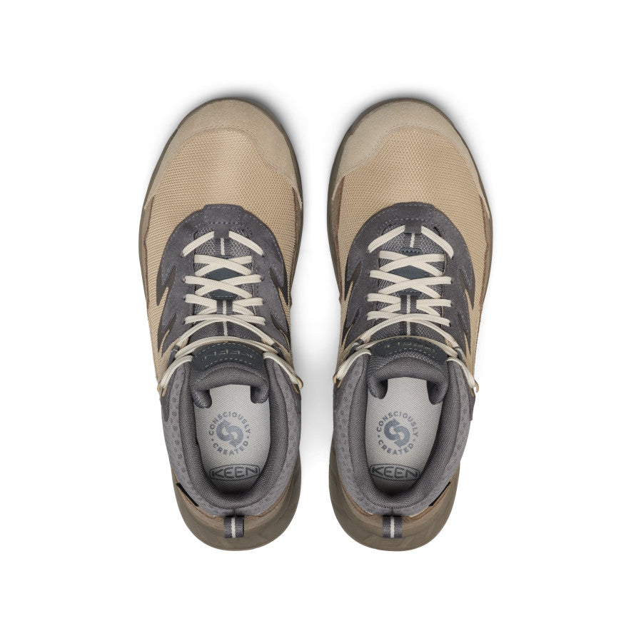 メンズ ハイトレイル ミッド ウォータープルーフ | Safari/Steel Grey