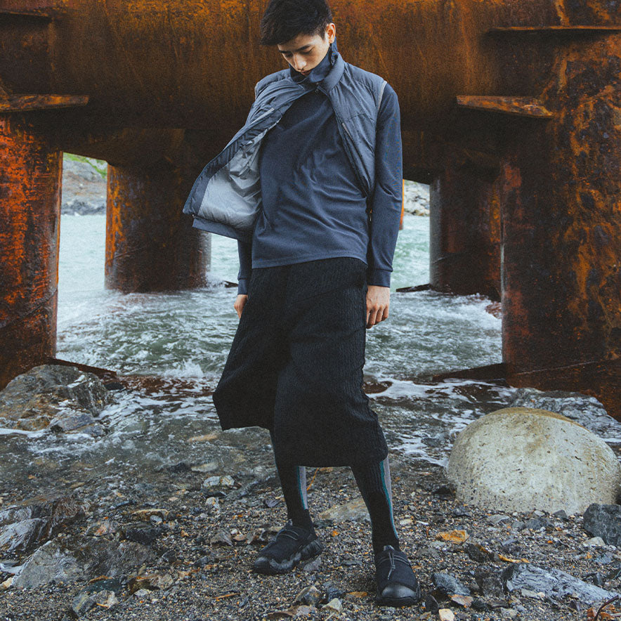 メンズ ハイパウザー クラッシュバック スリッポン | Black/Black