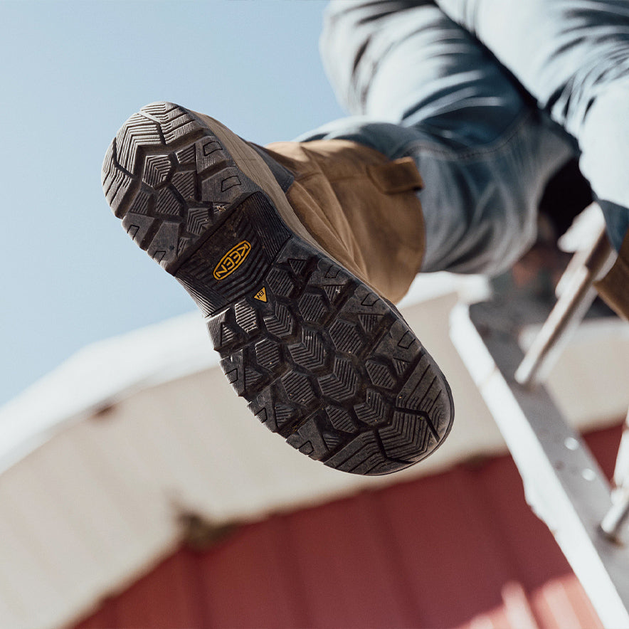 メンズ エヴァンストン プルオン ウォータープルーフ ワークブーツ