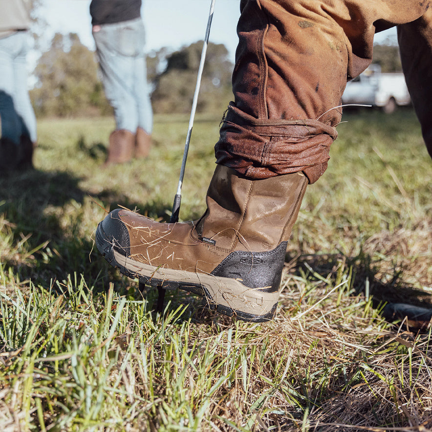 メンズ ワークブーツ | エヴァンストン プルオン ウォータープルーフ