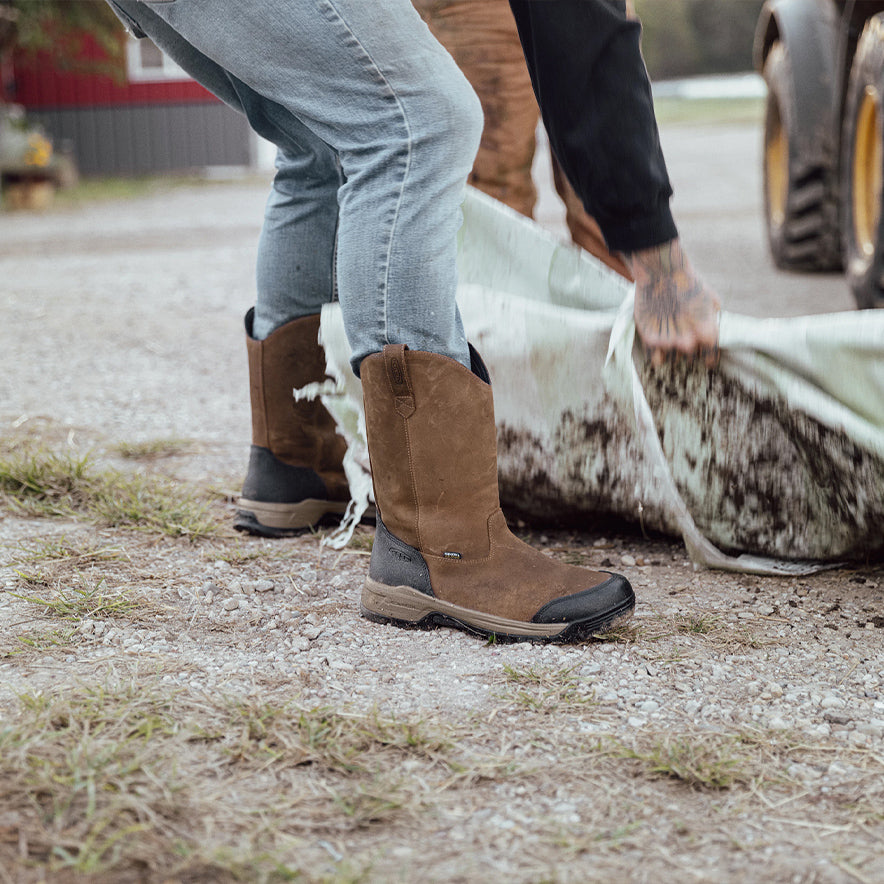 メンズ ワークブーツ | エヴァンストン プルオン ウォータープルーフ