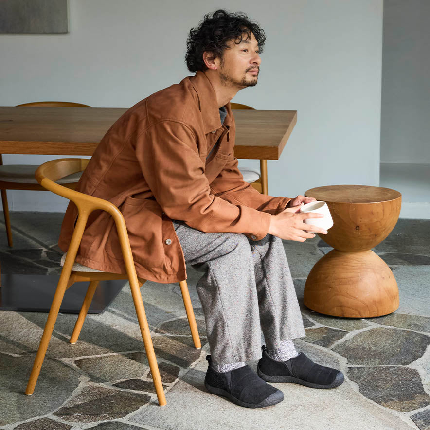 メンズ ハウザー II レザー スリッポン 8