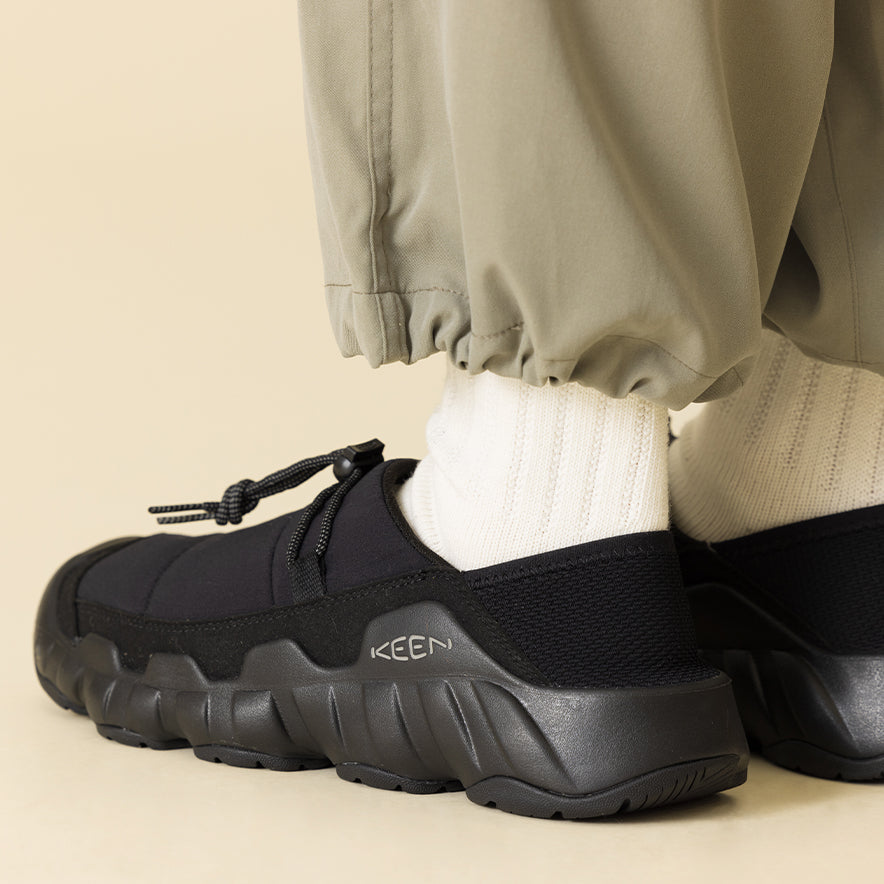 メンズ ハイパウザー クラッシュバック スリッポン | Black/Black