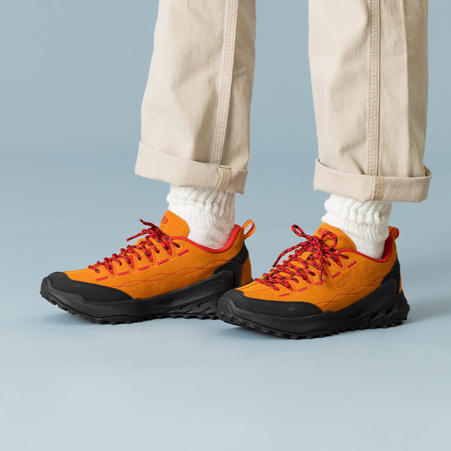 KEENJasper24㎝新品アプローチシューズ オレンジと青 KEEN Jasper24.5㎝新品アプローチシューズ オレンジ/ブルー