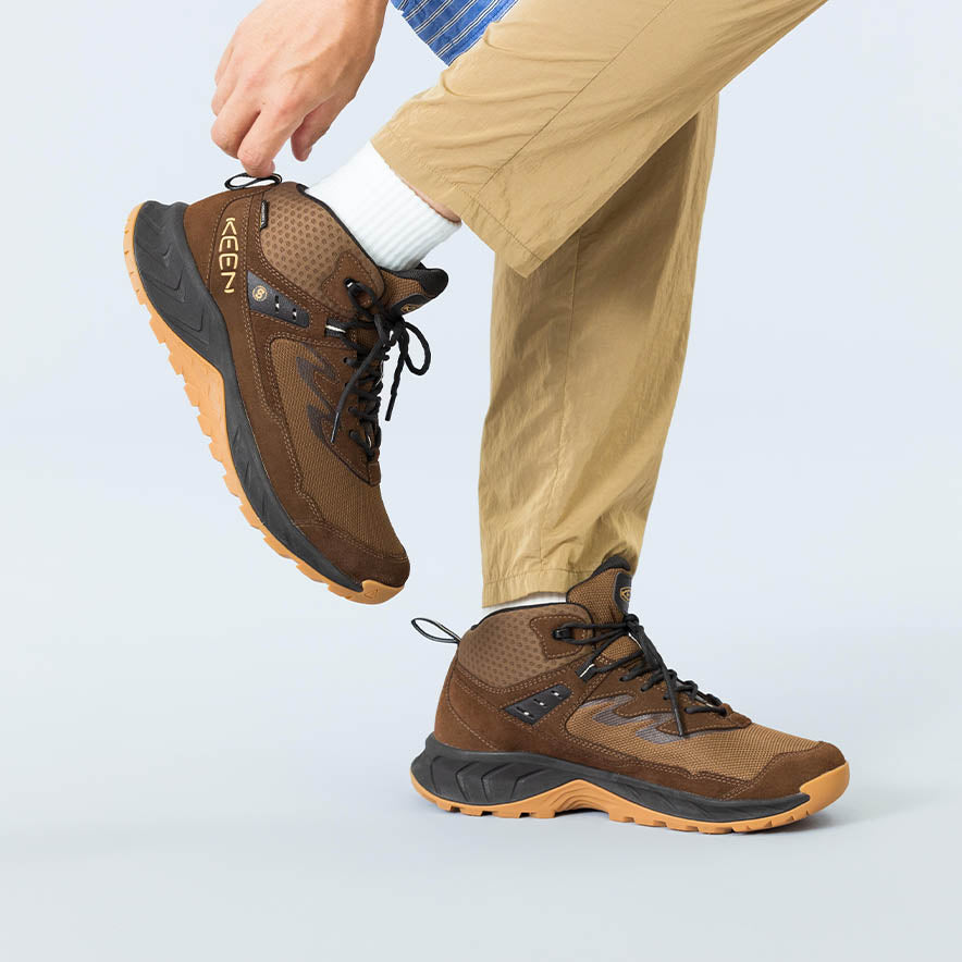 KEEN - Keenトレッキングシューズ メンズ 防水ハイキングシューズ | ターギー フォー ミッド