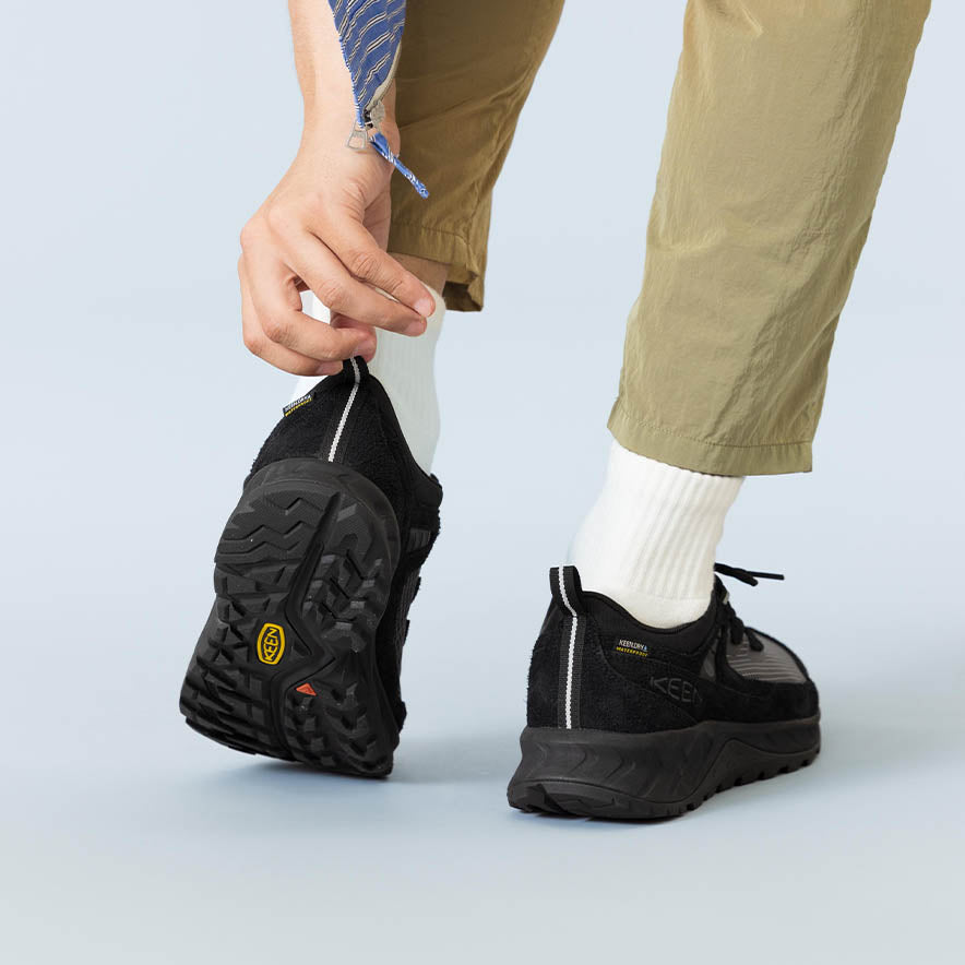 メンズ ハイトレイル EXP ウォータープルーフ | Black/Magnet | KEEN