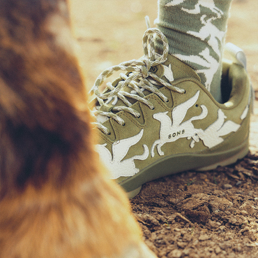 メンズ ジャスパー KEEN × 8on8 | Martini Olive/Star White | KEEN