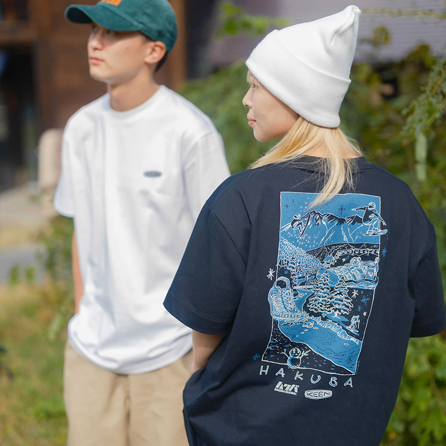 ハクバ OC/RP スノーウィー ネイチャー ティー KEEN x HAKUBAORIGINAL