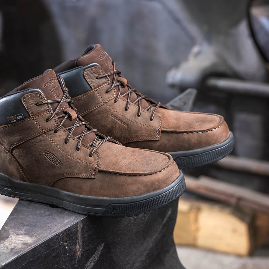 メンズ ワークブーツ | ギブソン ミッド イーエスディー | KEEN公式