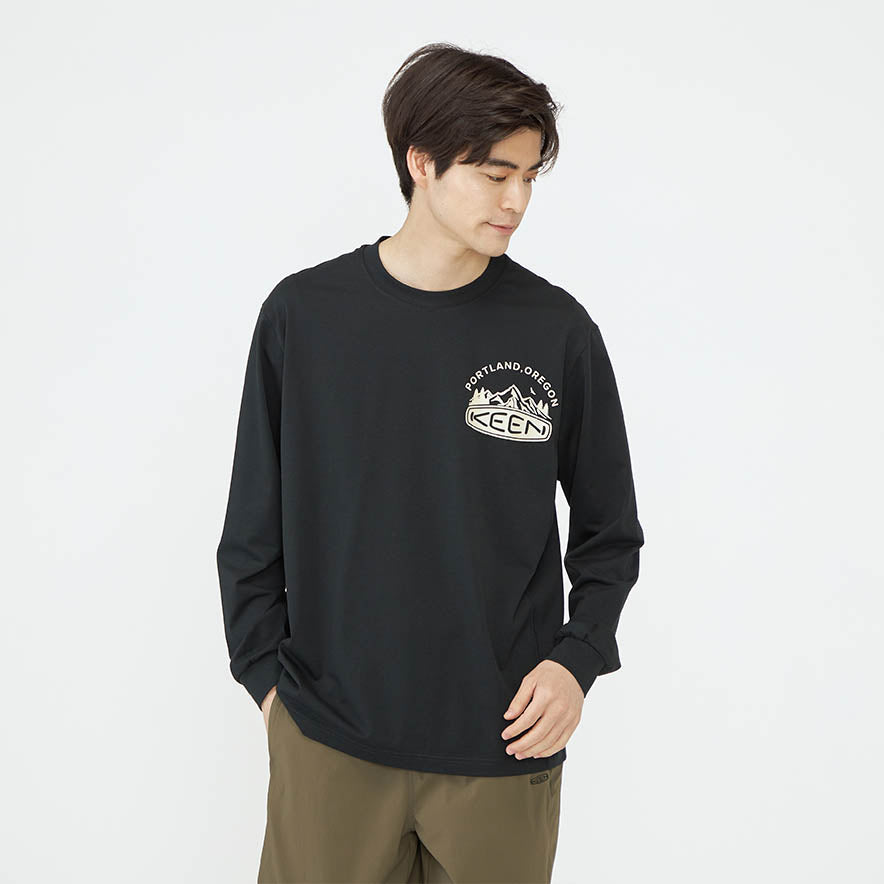 ハーベスト テック ロングスリーブティー | Black/Birch | KEEN公式