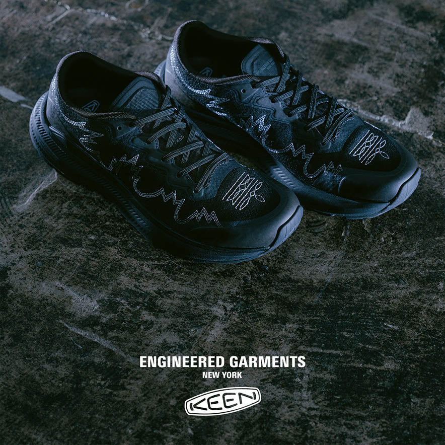 メンズ ウォーキングシューズ KEEN x ENGINEERED GARMENTS