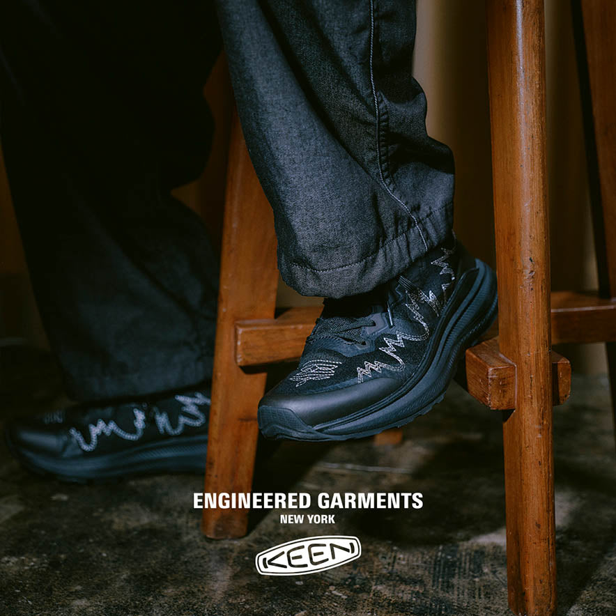 メンズ ウォーキングシューズ KEEN x ENGINEERED GARMENTS