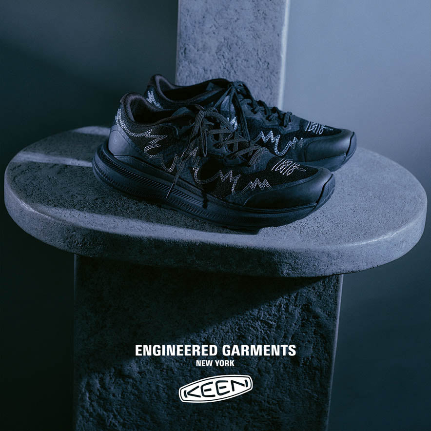 メンズ ウォーキングシューズ KEEN x ENGINEERED GARMENTS