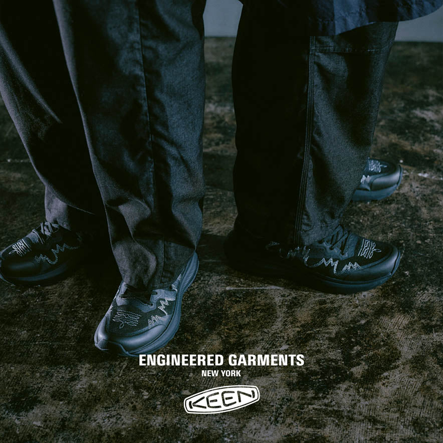メンズ ダブルケー500 ウォーキングシューズ KEEN x ENGINEERED GARMENTS 10