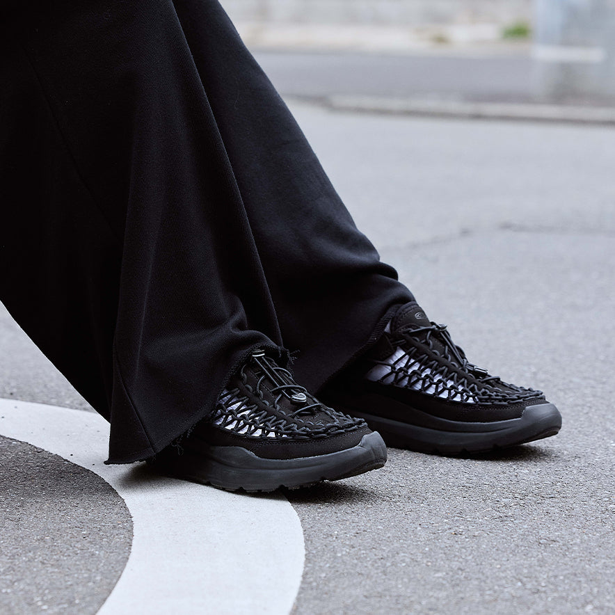 【今期モデル】キーン ユニーク ダブルケー KEEN UNEEK WK 27.5 メンズ ユニーク ダブルケー | Black/Black | KEEN公式オンラインストア