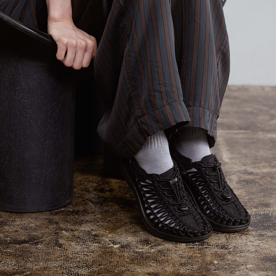 【パピヨン】KEEN UNEEK ブラック（プー141） ウィメンズ ユニーク | Black/Black | KEEN公式オンラインストア