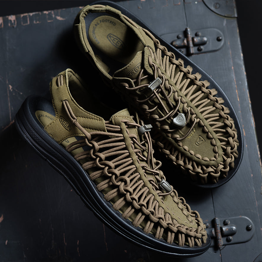 ☆KEEN UNEEK ユニーク メンズスニーカー メンズ ユニーク | Dark Olive/Black | KEEN公式オンラインストア