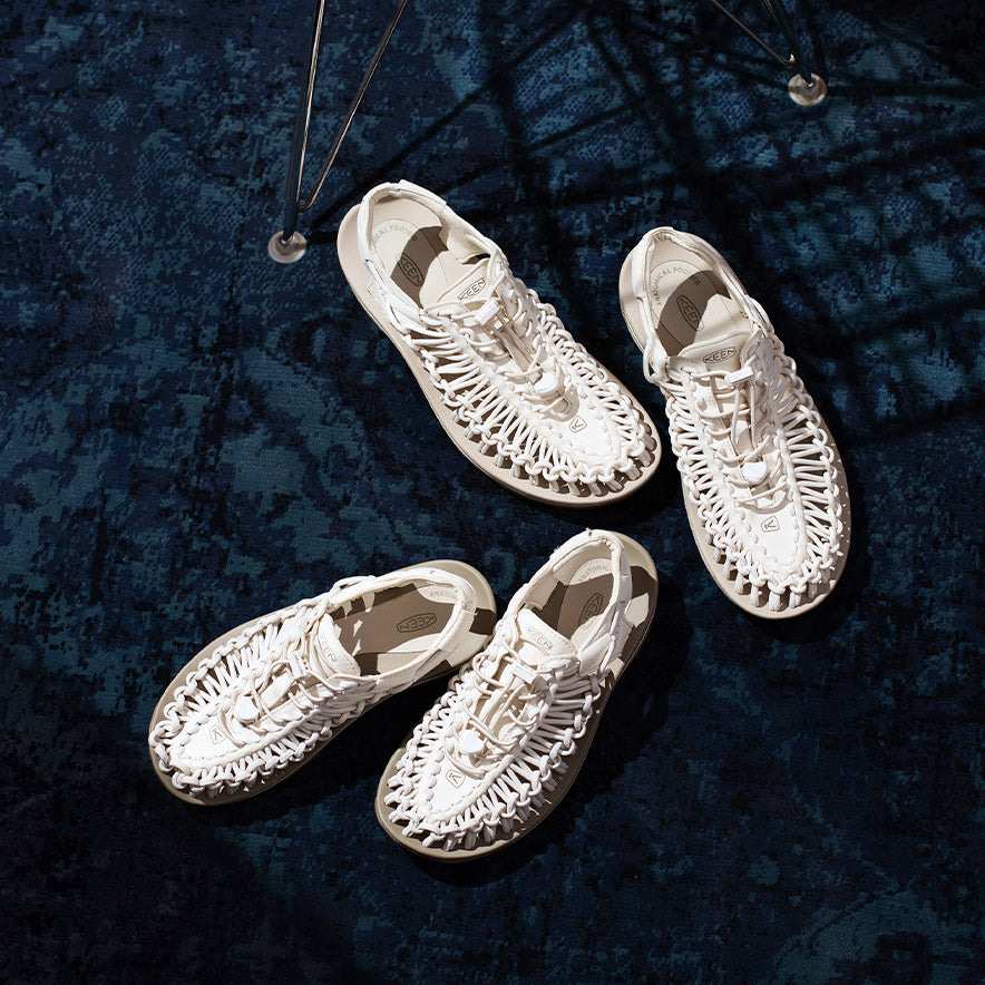 KEEN キーン UNEEK ユニーク サンダル ホワイト 23cm ウィメンズ ユニーク | White Cap/Cornstalk | KEEN公式オンラインストア