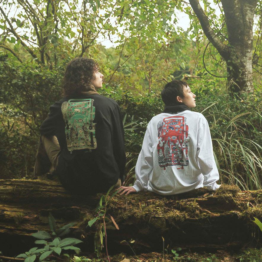 オーシー/アールピー バック プリント ロングスリーブ ティー