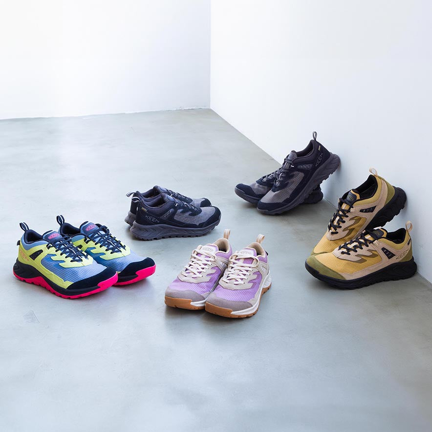 メンズ ハイトレイル EXP ウォータープルーフ | Black/Magnet | KEEN 