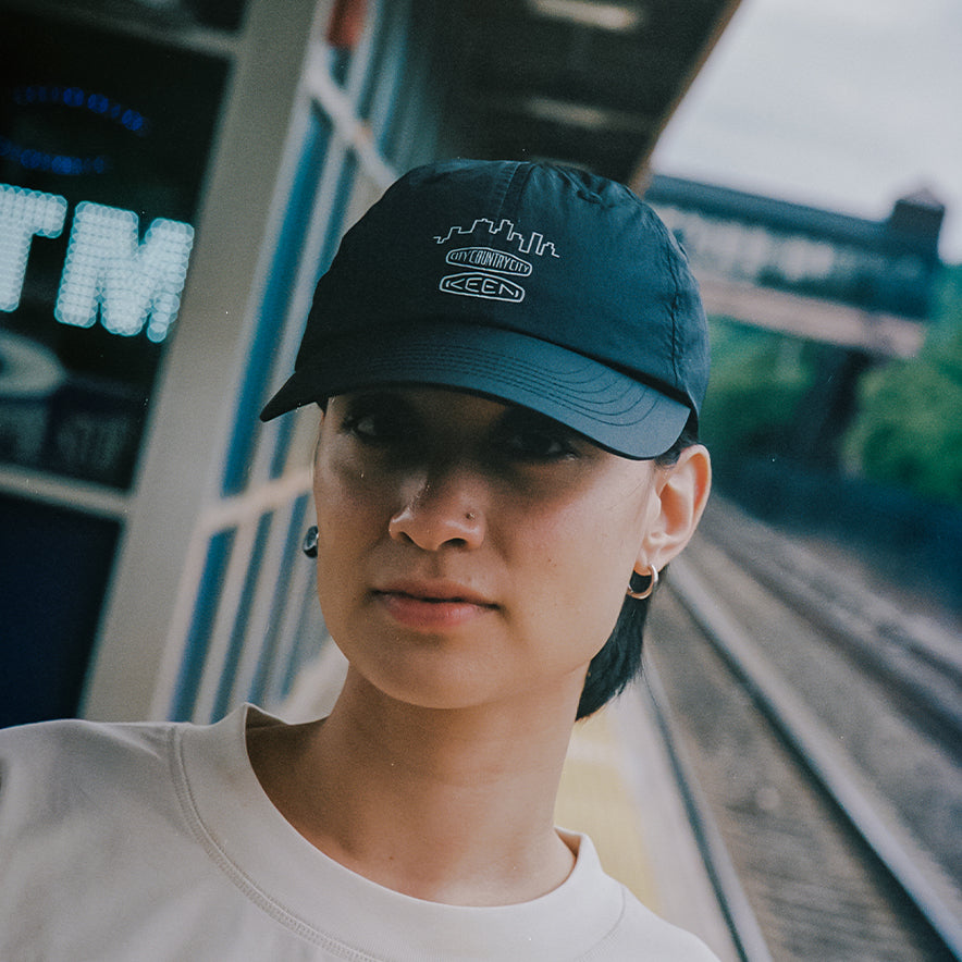 CCC ナイロン バンジー キャップ KEEN × CITY COUNTRY CITY | Black
