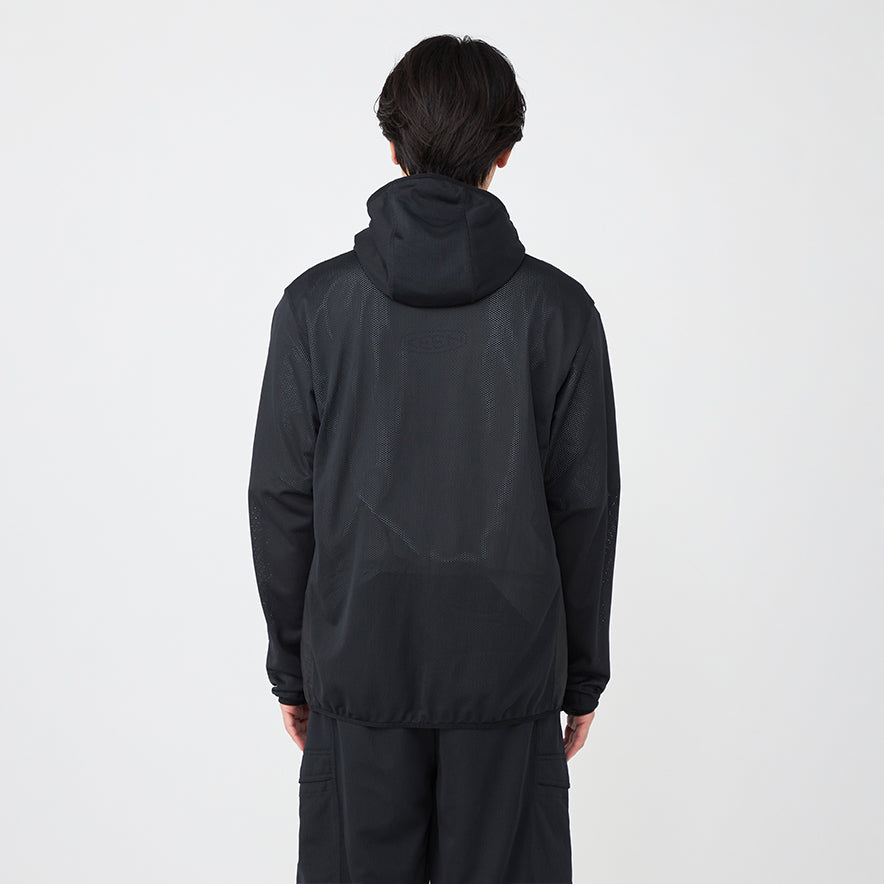 ナイスミント メッシュ フルジップ フーディー | Black | KEEN公式