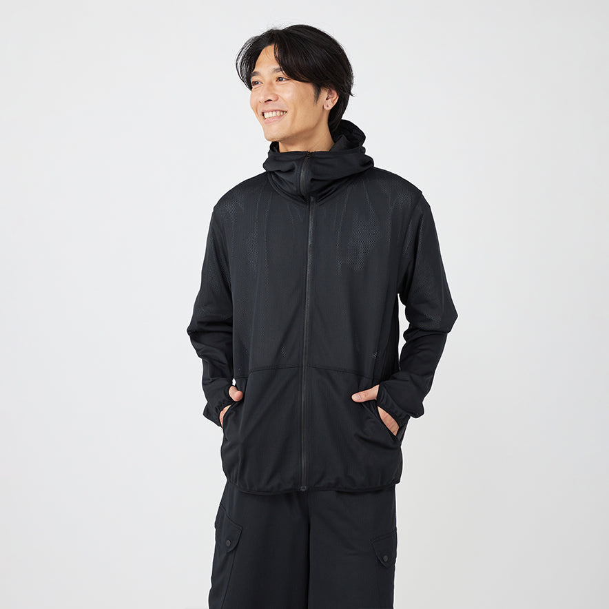 ナイスミント メッシュ フルジップ フーディー | Black | KEEN公式