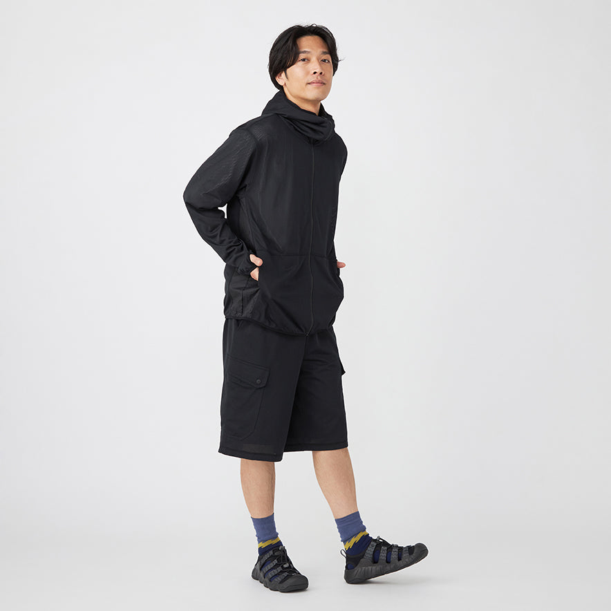 PING ストレッチハニカムメッシュ フルジップフーディー M 黒 新品