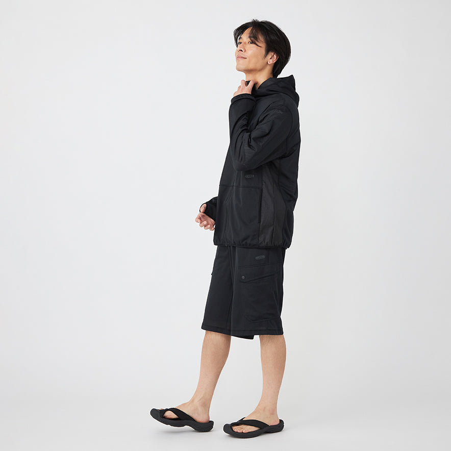 ナイスミント メッシュ フルジップ フーディー | Black | KEEN公式
