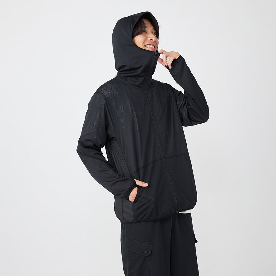 ナイスミント メッシュ フルジップ フーディー | Black | KEEN公式