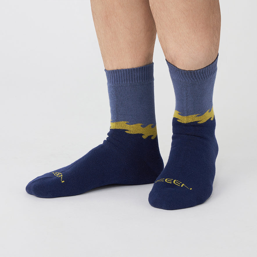 キーン ウォータープルーフ ソックス クルー | Navy | KEEN公式