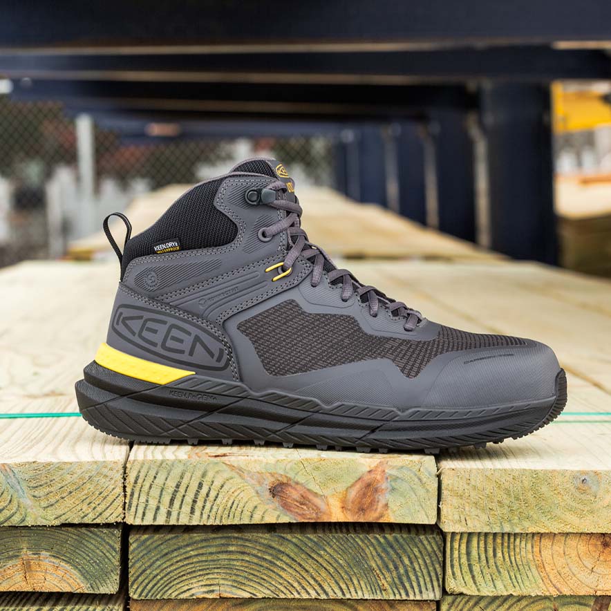 メンズ ワークブーツ | シンクロ ミッド ウォータープルーフ | KEEN