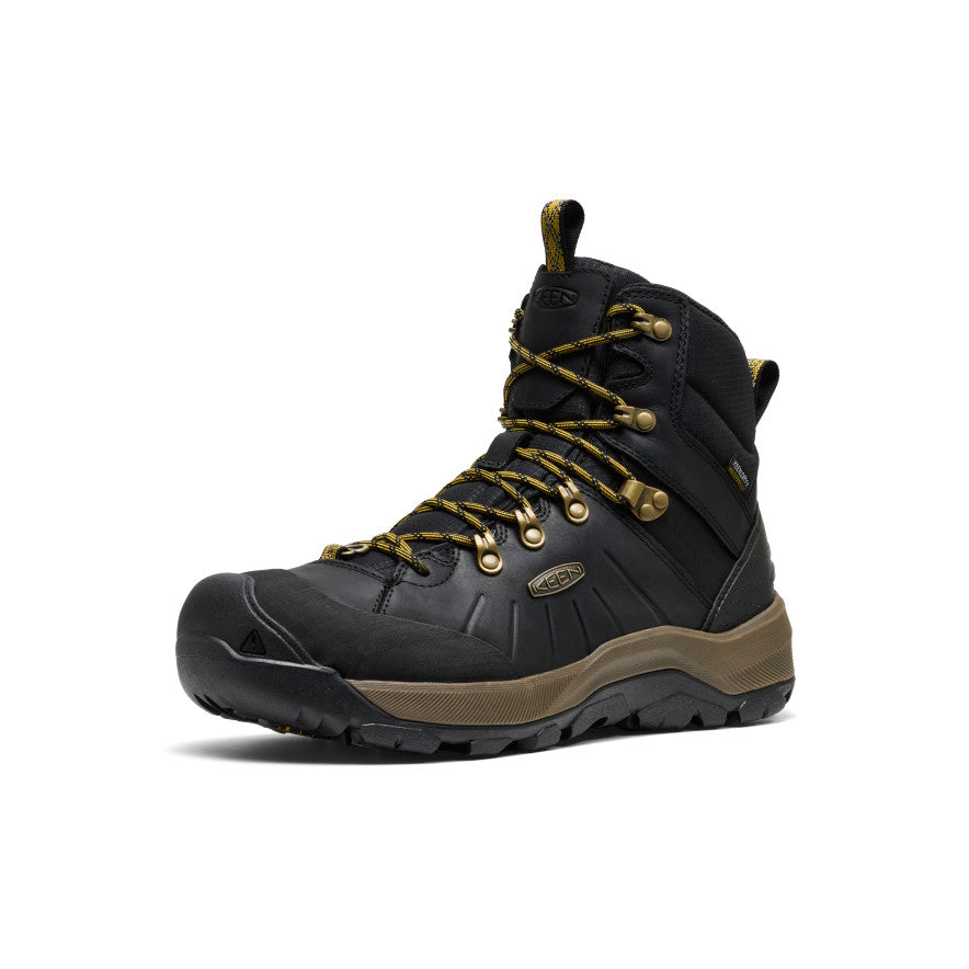 メンズ レヴェル フォー ミッド ポーラー | Black/Lemon Curry | KEEN