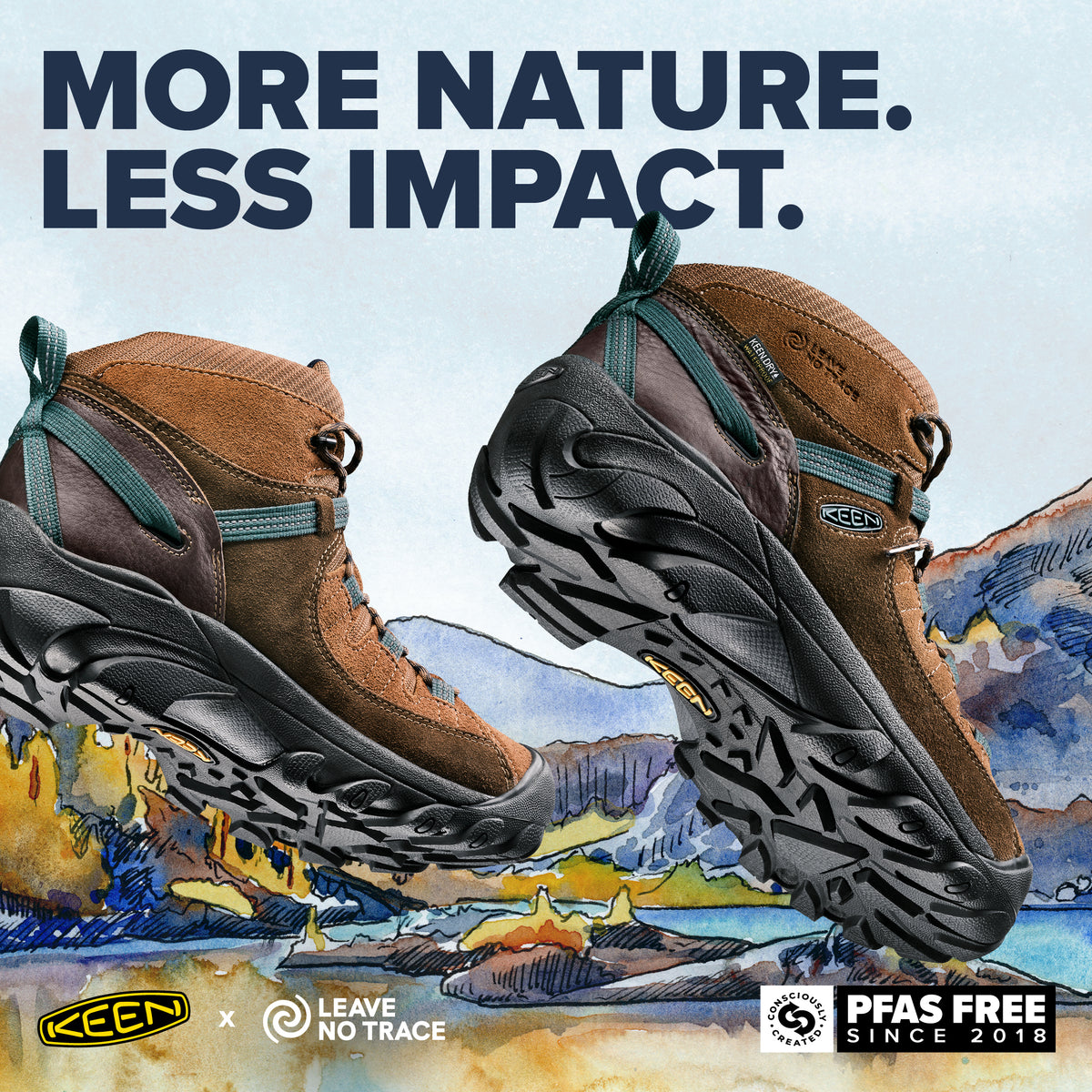 ウィメンズ ターギー ツー ミッド KEEN × Leave No Trace Japan Color 