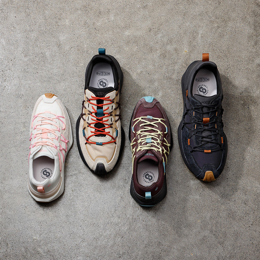 ウィメンズ ユニーク トレッカー | Huckleberry/Lemon Grass | KEEN